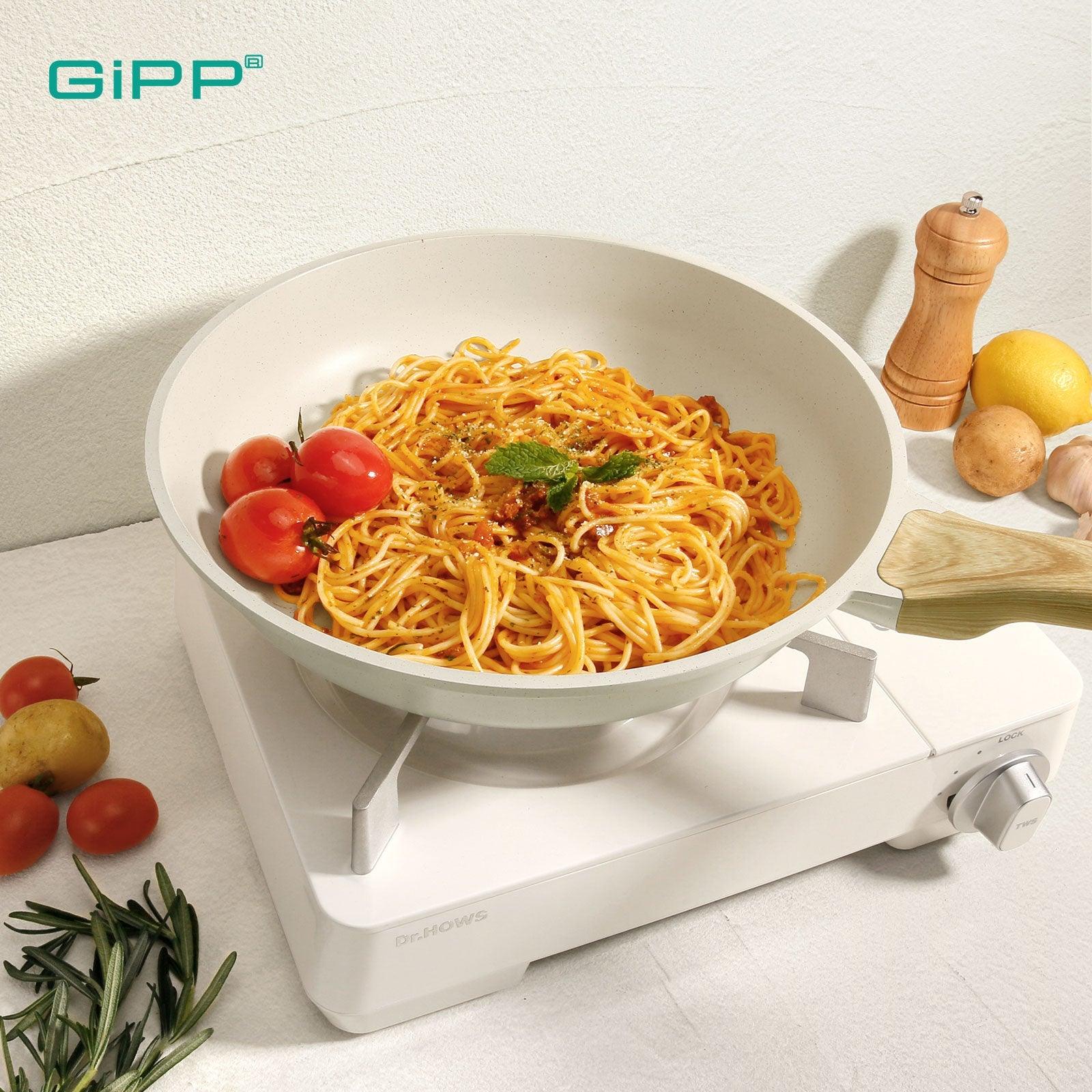 GiPP Nonstick Frying Pan Skillet Set- 8"&9.5"&11" Granite Non Stick Pans, Omelette Pan with Heat-Resistant Handle, Compatible with All Stovetops, PFOA Free - GiPP Kitchenware